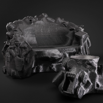 Jay Sae Jung Oh crafts &lsquo;Salvage&rsquo; sculptures of debris draped in leather