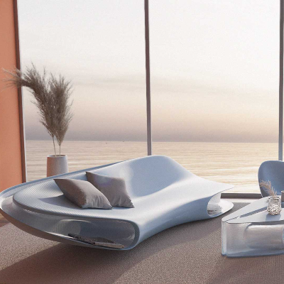 Ergonomic to abstract: 3D printed furniture explores new horizons