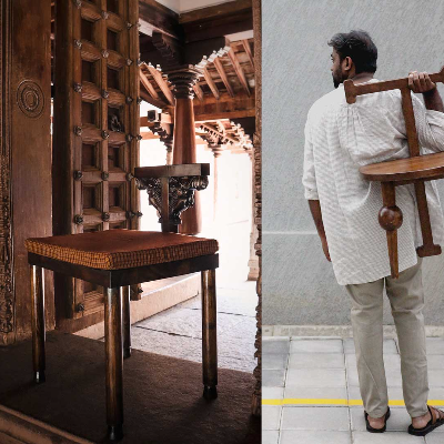 BeatRoot Co abstracts South Indian architectural motifs into modern furniture