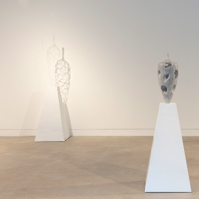 Yusuke Takemura's 'Connectivity' meditates on mind-body dualism with glass sculptures
