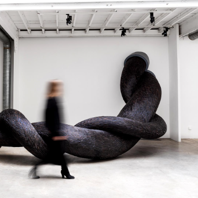 Artist Kate MccGwire&rsquo;s uncanny feather sculptures elicit dichotomous perceptions
