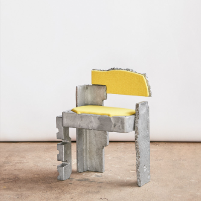 Madeline Isakson presents styrofoam furniture at NYCxDesign