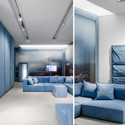 Harry Nuriev employs denim to transform conventional furniture design
