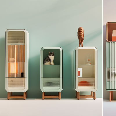 'Cabinets' by Amination redefines traditional Japanese shelves with Midjourney