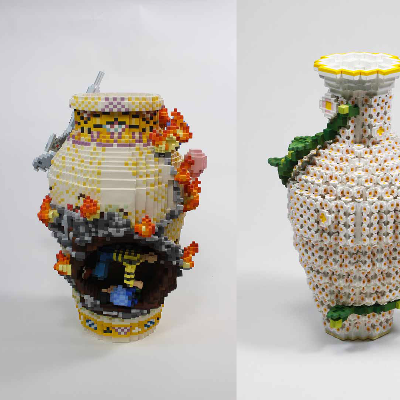 Into the low-resolution, 8-bit ceramic delights of Japanese artist Toshiya Masuda
