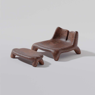 'ZEMLYA' by Serhii Makhno emotes archaism and futurism in clay in a ceramic exhibition