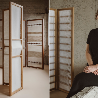 Nathalie Van der Massen&rsquo;s textiles are an interplay of tactility and intangibility