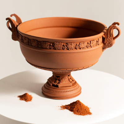 Jacques Monneraud recreates French Open trophy using Court Philippe-Chatrier's clay