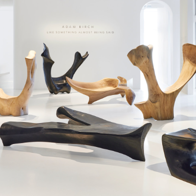 Adam Birch's sylvan sculptures articulate 'Like Something Almost Being Said'