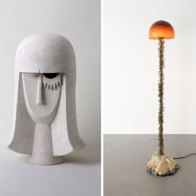 The Future Perfect's constellation of objects adorns the Blue Sky of Design Miami 2024
