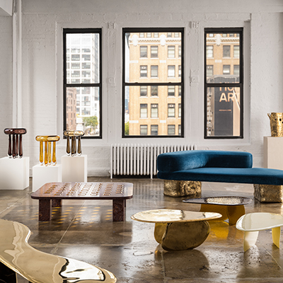 Lucas Recchia's contemporary designs are all about materiality and spatial presence