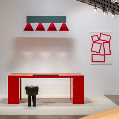 The Office at Galerie kreo considers the desk as a functional and an intimate space