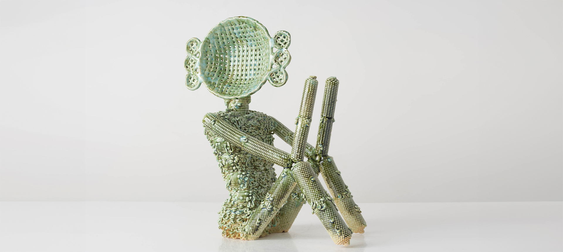 3D Printed Figure with Seven Bowls, 2025