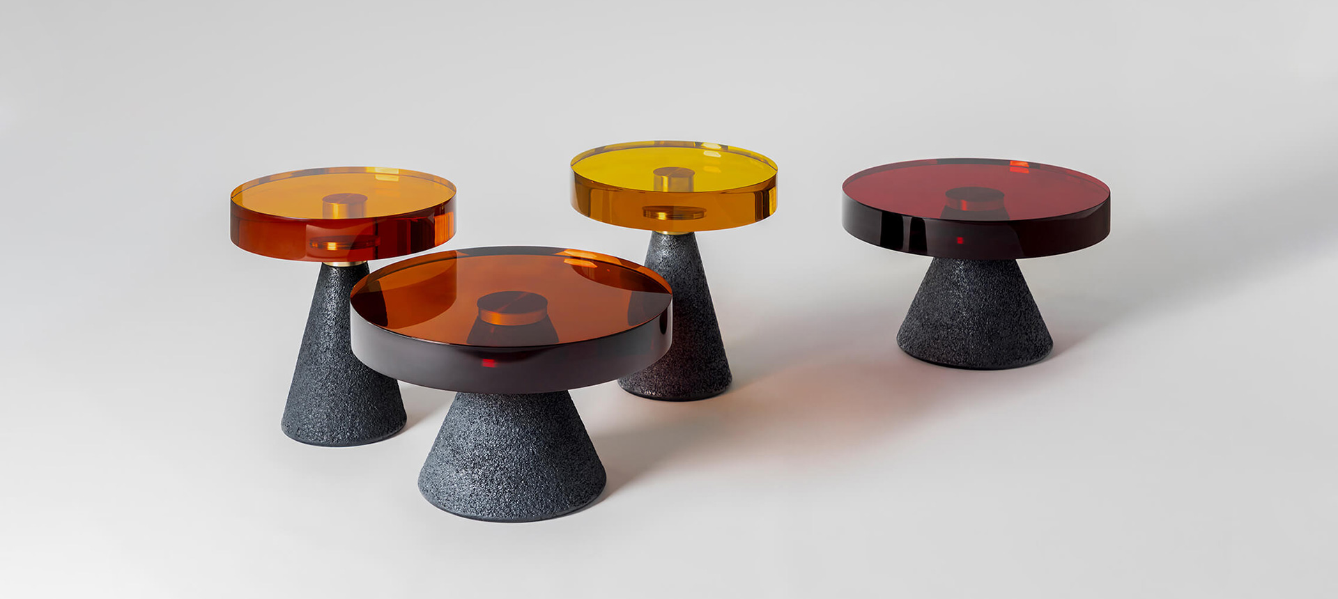 Draga & Aurel extends the Transparency Matters collection with clear, sleek tables
