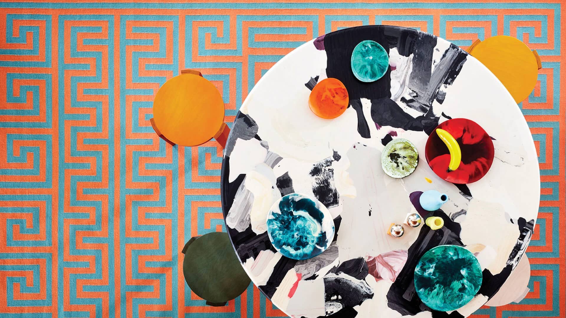 Adam Nathaniel Furman&rsquo;s &lsquo;joyously deviant&rsquo; Mediterranean rugs for FLOOR_STORY