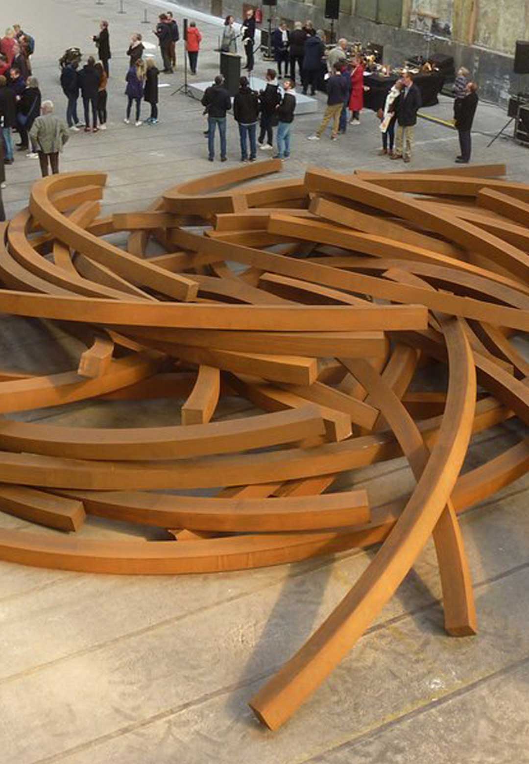 Bernar Venet presents at Berlin&rsquo;s former Tempelhof Airport
