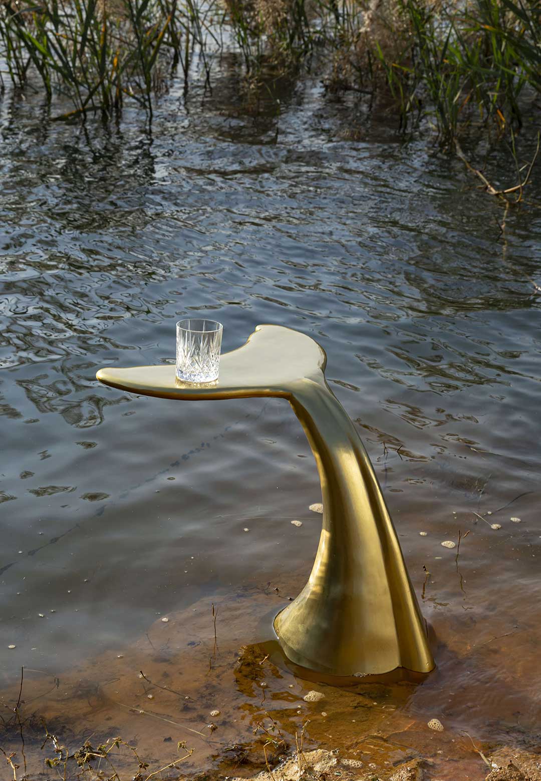 Nama Home x Reef Watch create table that mimics a whale&rsquo;s fin