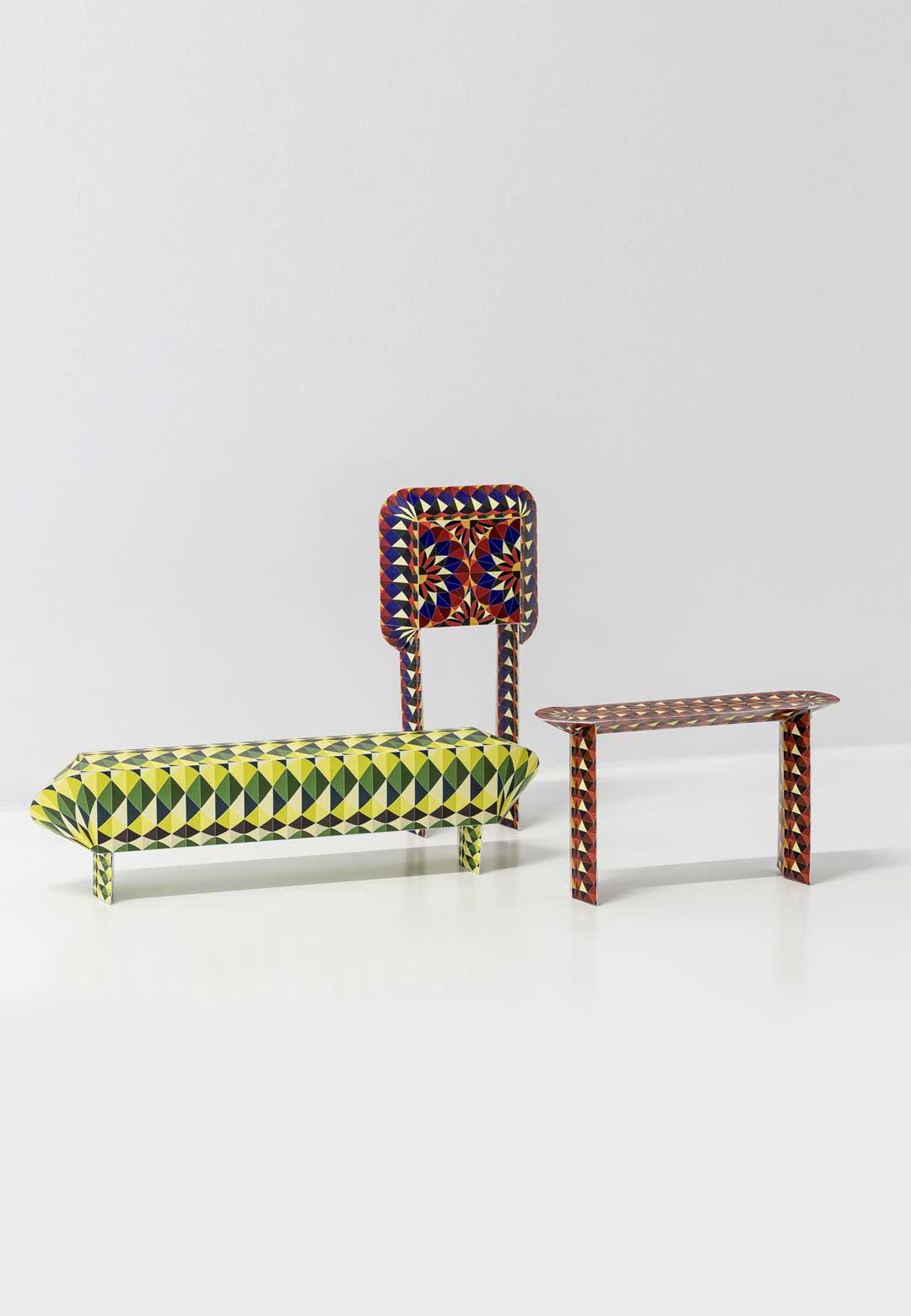 Adam and Arthur's &lsquo;Exquisite Corpse&rsquo; uses dyed straws to bring furniture to life