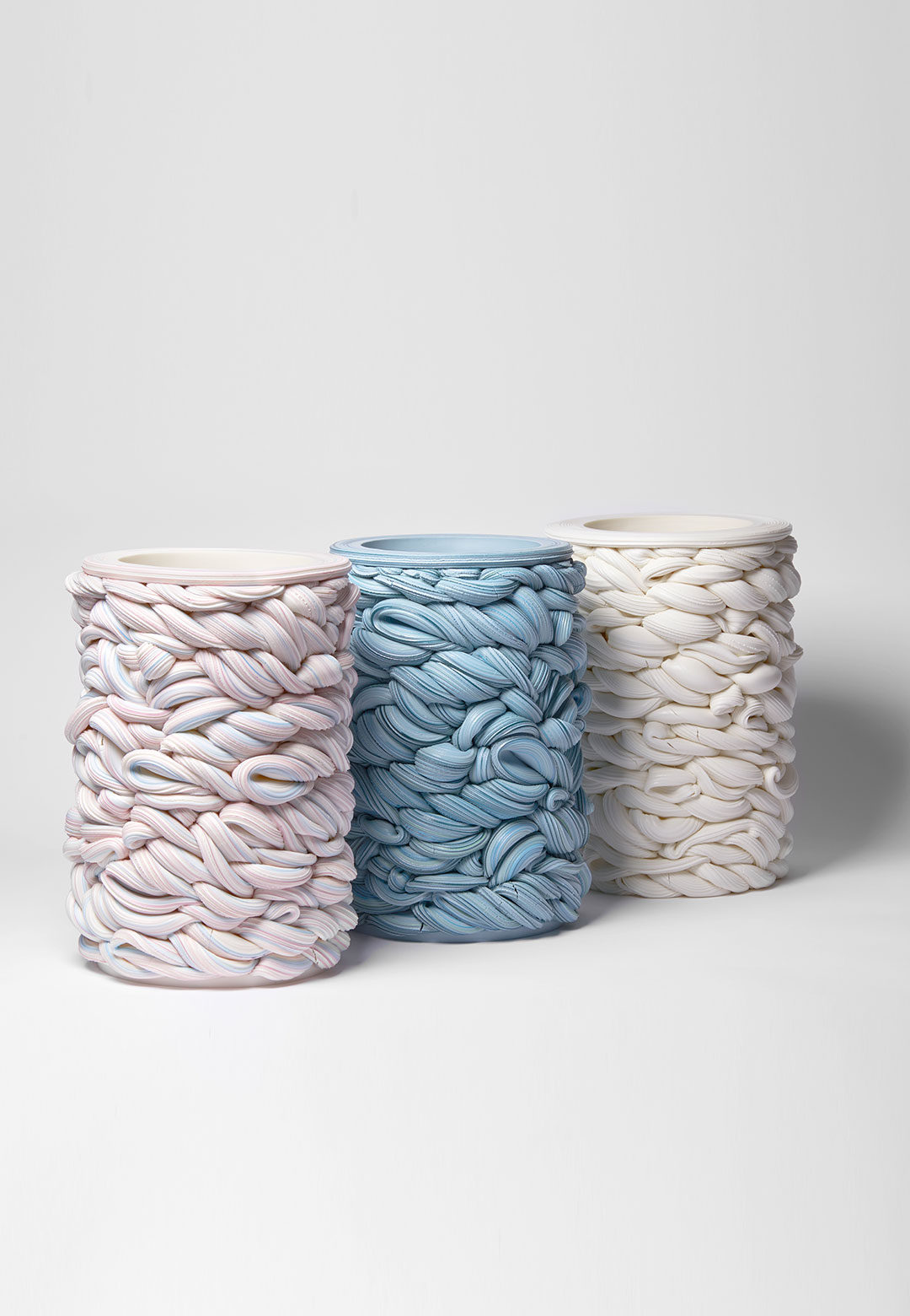 Steven Edwards exhibits a series of candy-like ceramic pieces in &lsquo;Infinite Folds&rsquo;
