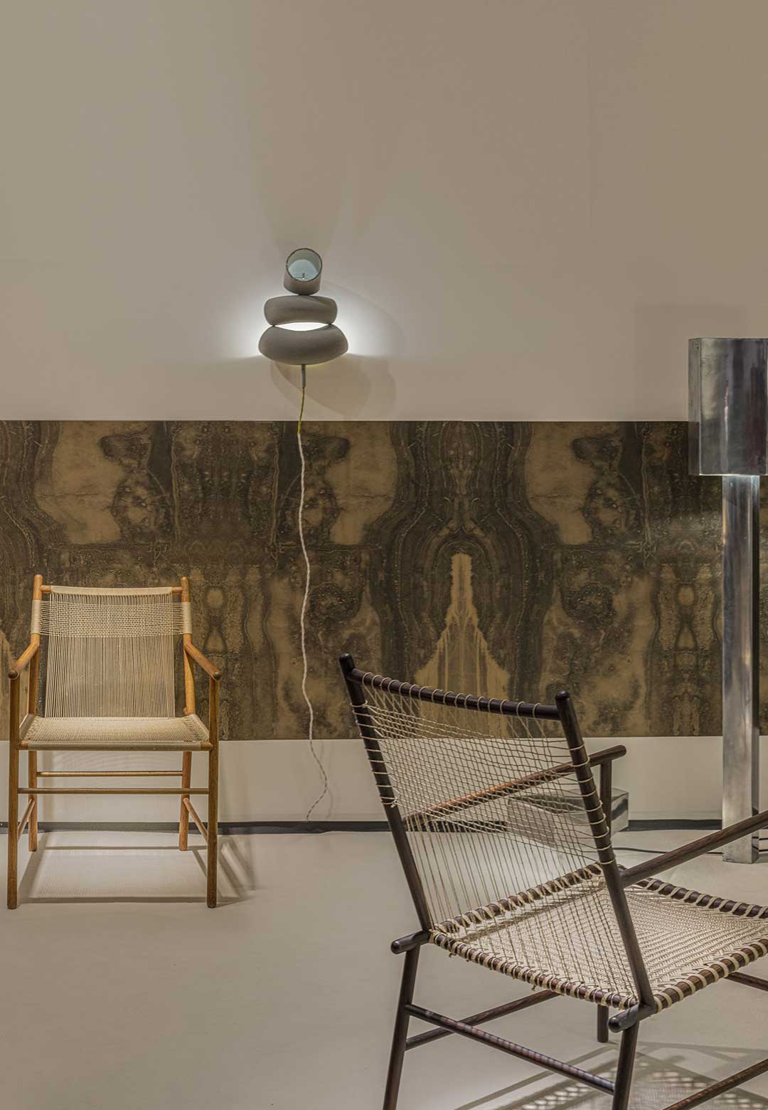 Studio Mumbai&rsquo;s Muga silk chair bags PAD prize for Maniera gallery