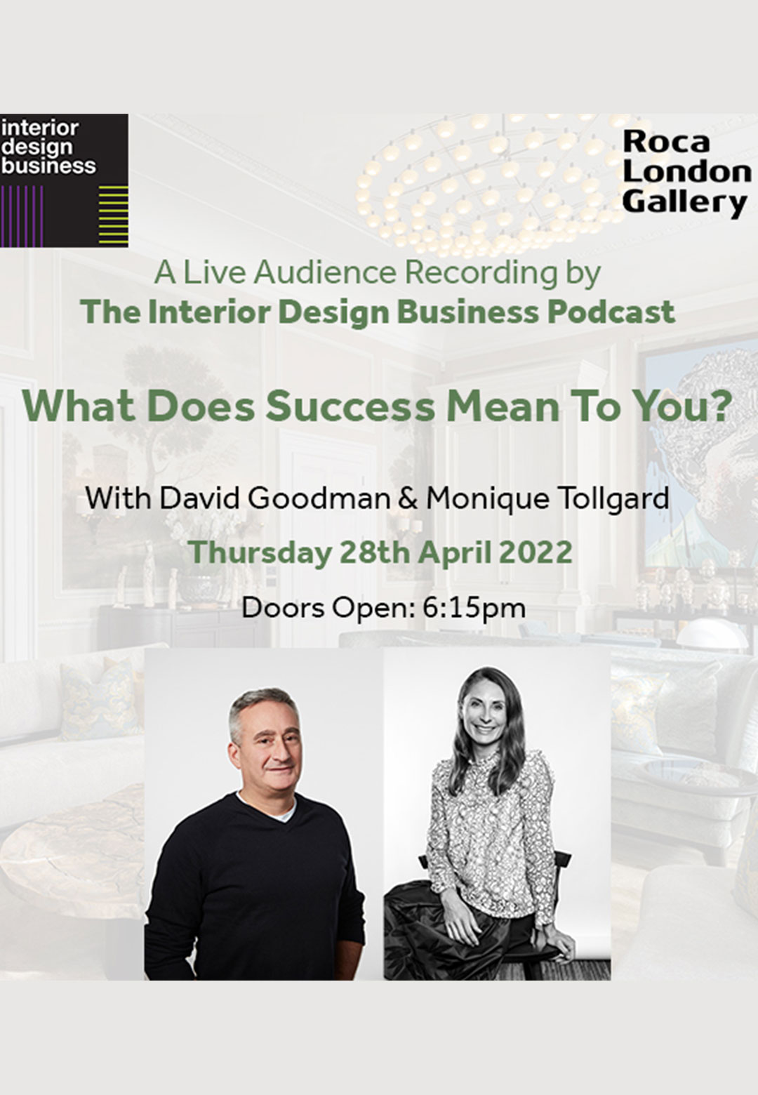 Roca London Gallery hosts discourse on &lsquo;success&rsquo; in interior design