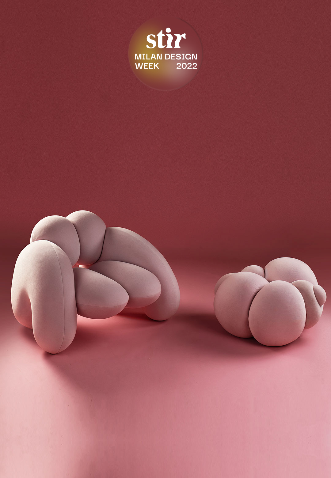 Lara Bohinc brings curvaceous &lsquo;Peaches&rsquo; seating and &lsquo;Porcelain&rsquo; vases to Alcova