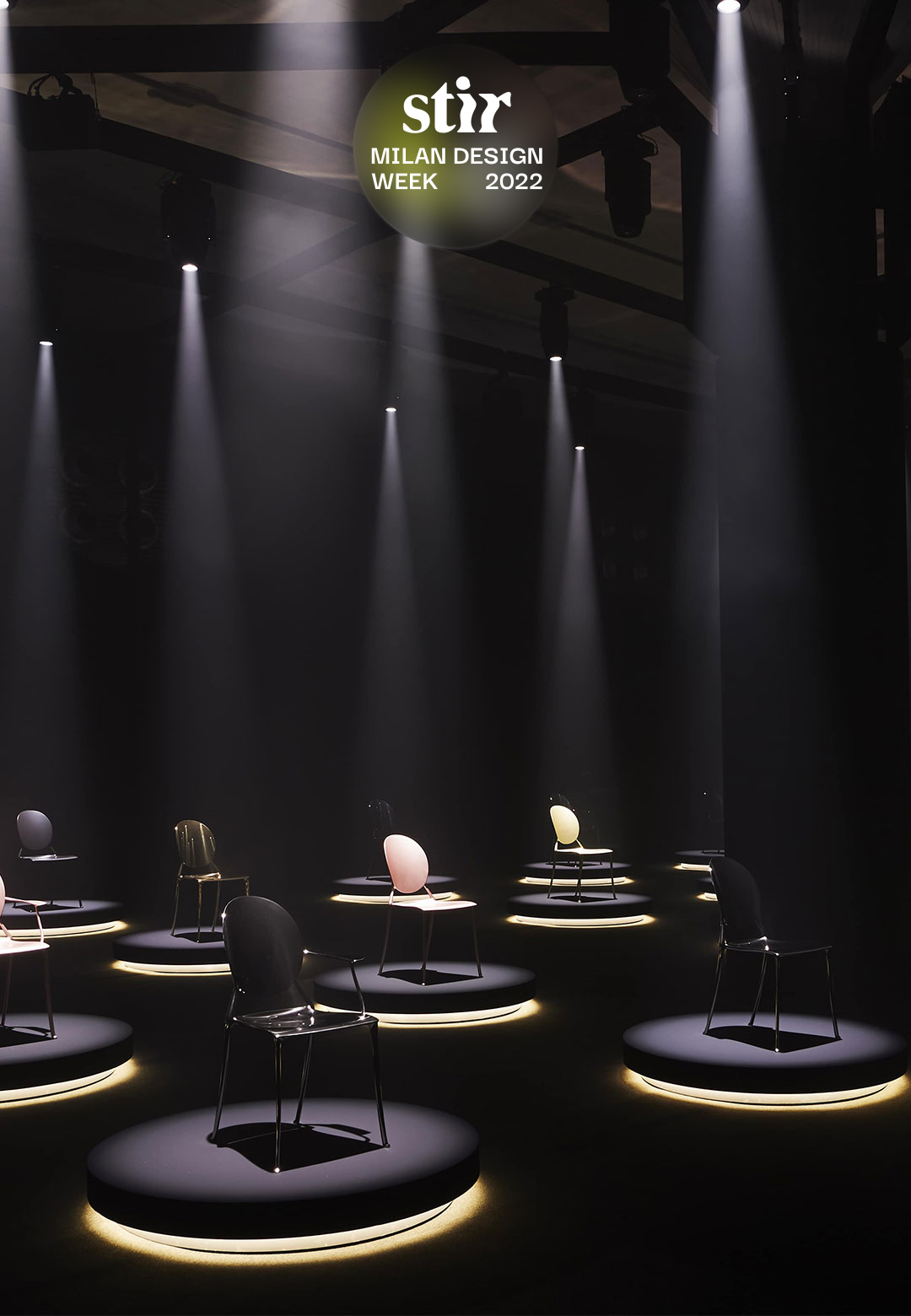 Philippe Starck x Maison Dior&rsquo;s Miss Dior chairs a spectacle during the Milan Design Week