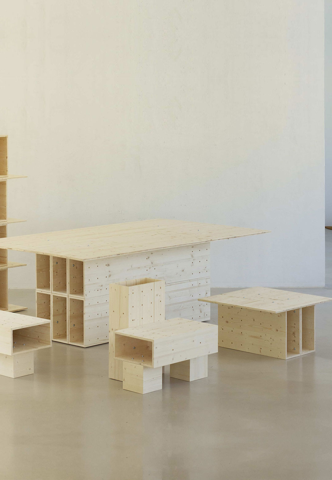 Haus Otto&rsquo;s Workshop collection fuses modular furniture with signage system