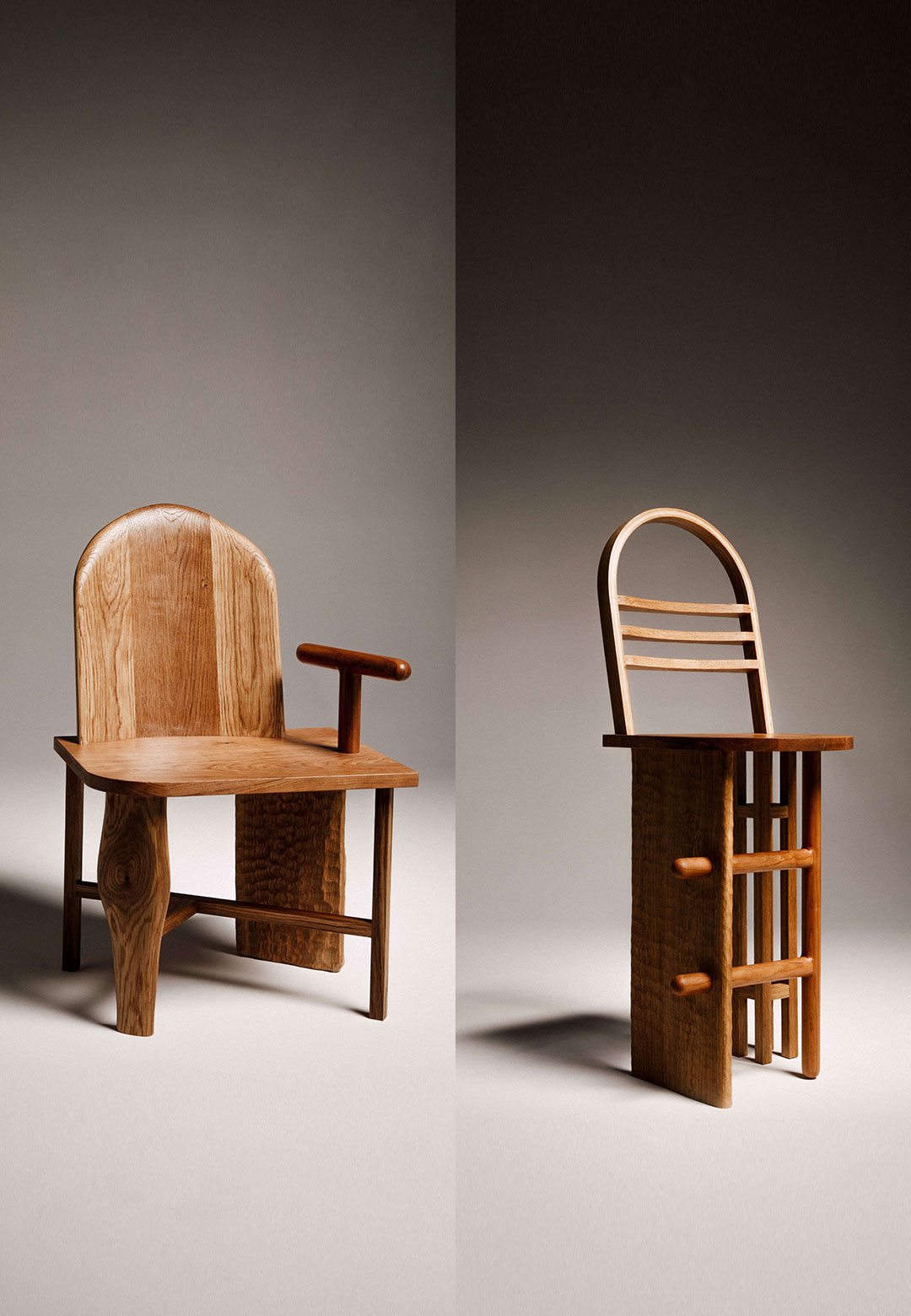 Piece & Quiet: a series of d&eacute;coupe chairs by Nathaniel Wojtalik