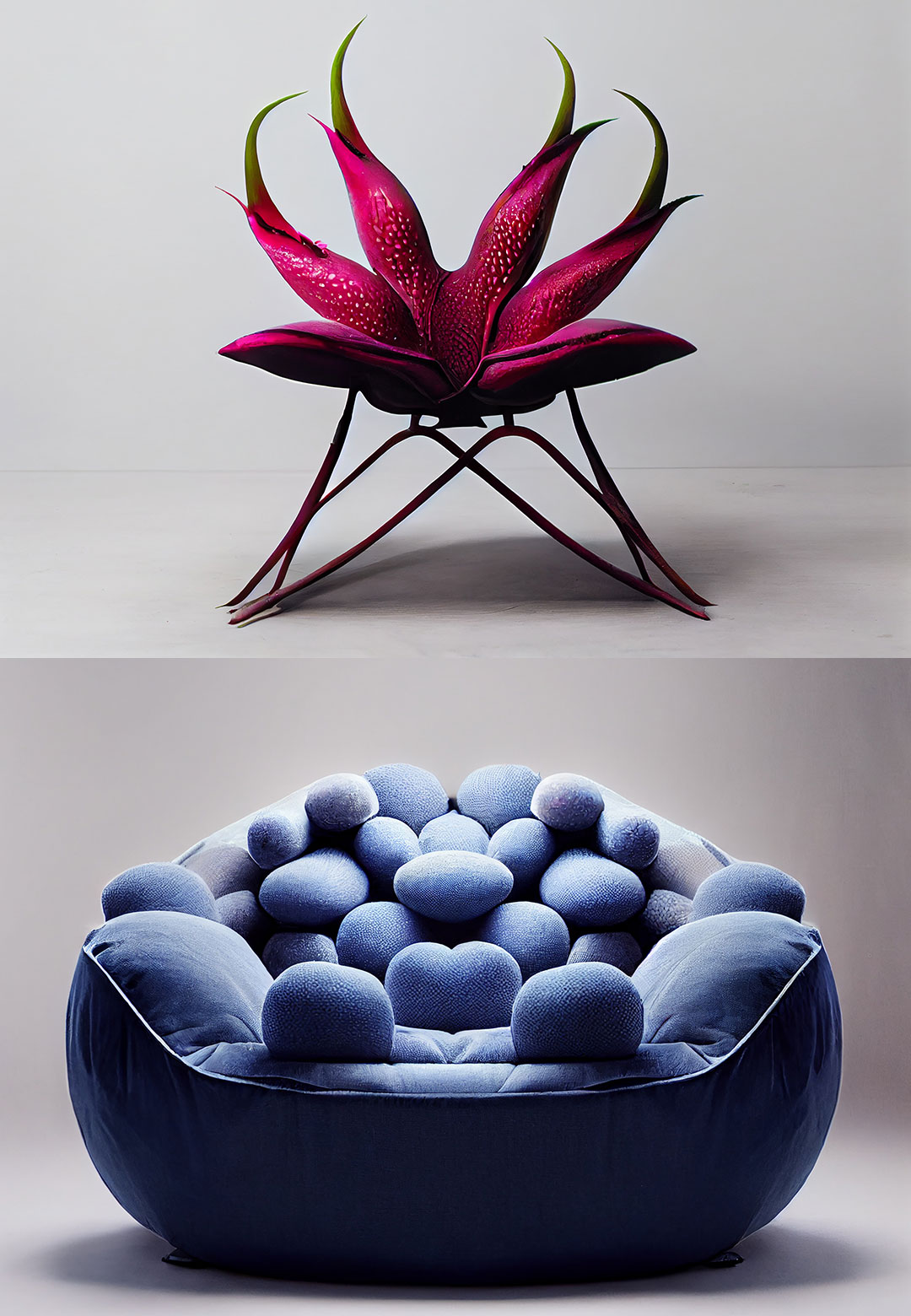 Frank Jacobus&rsquo; experiments in Midjourney offers a fructuous take on armchairs