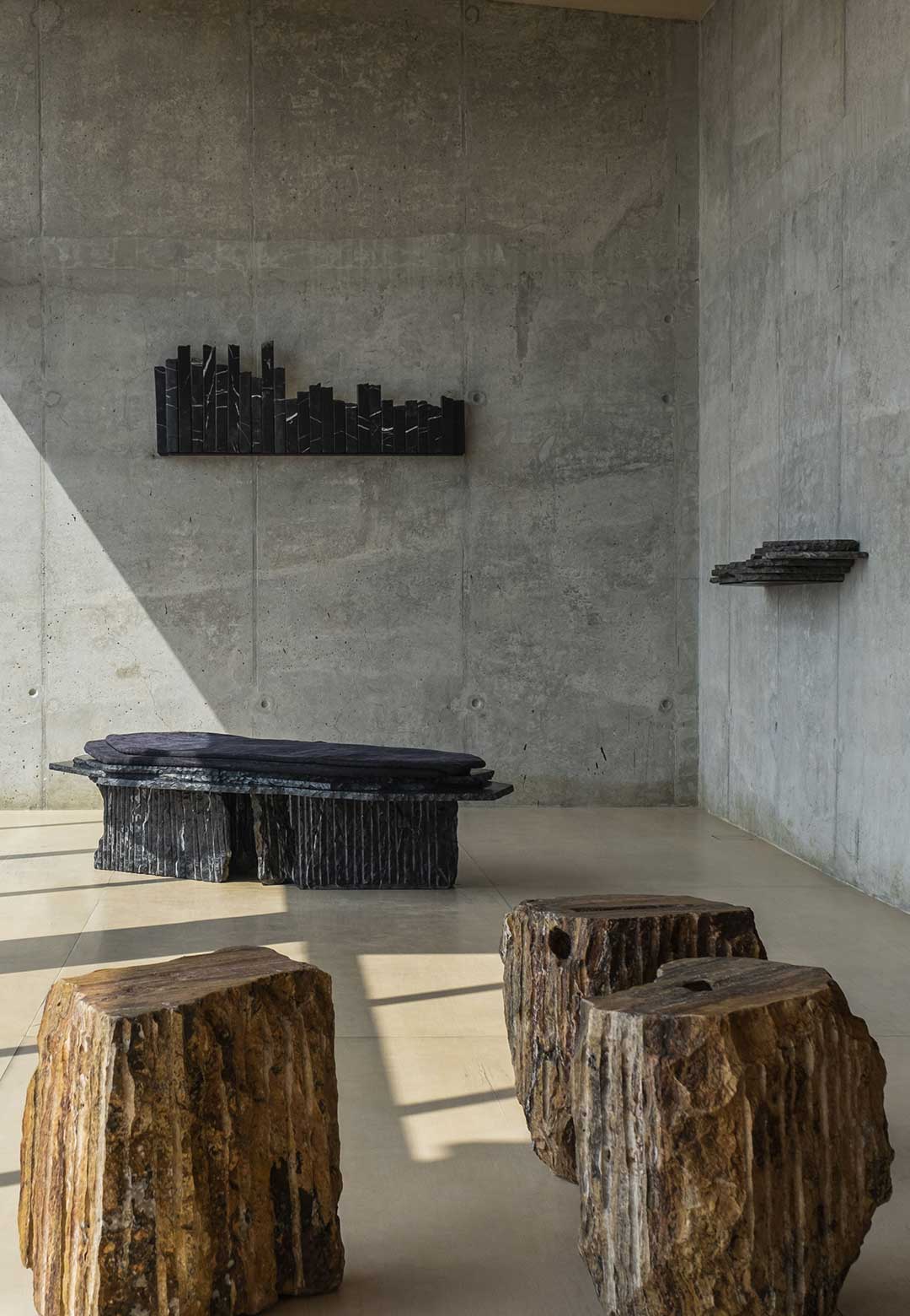 Andr&eacute;s Monnier and Pilar Zeta present &lsquo;Antipodes&rsquo; rock sculptures at Galerie Philia