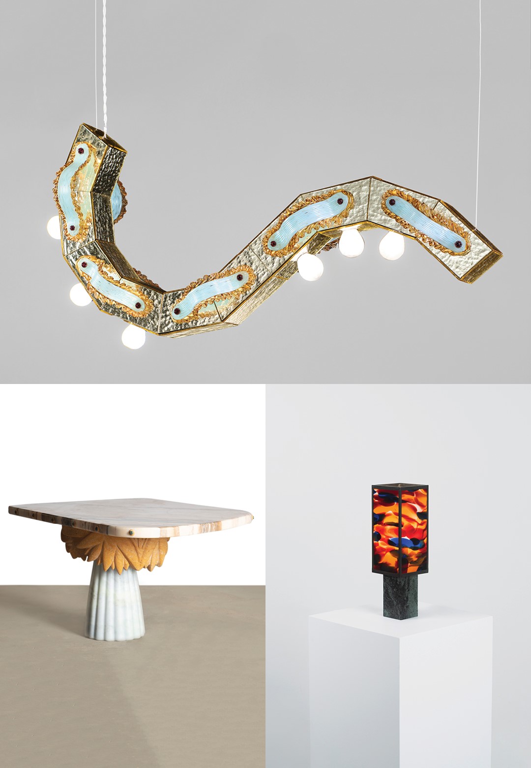Art, lighting and furniture assemble at Nilufar Gallery&rsquo;s Milan Design Week exhibit