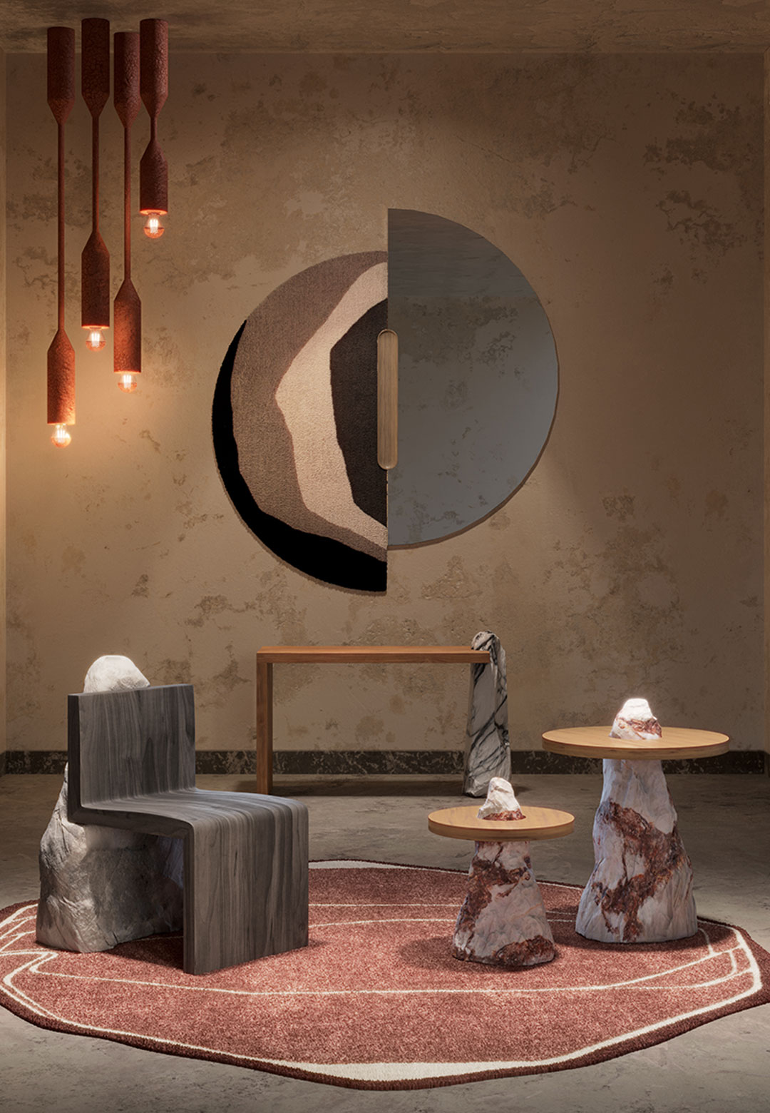 Biophilic design meets rugs and furniture in &lsquo;The Art of Formation&rsquo; at Alcova