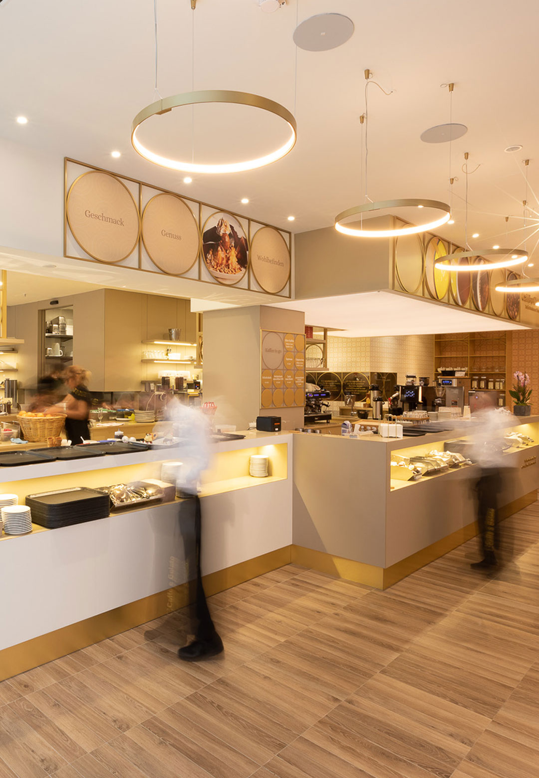 AzzoliniTinuper dot Caff&egrave; e Gelato in Berlin with custom surfaces from ABK