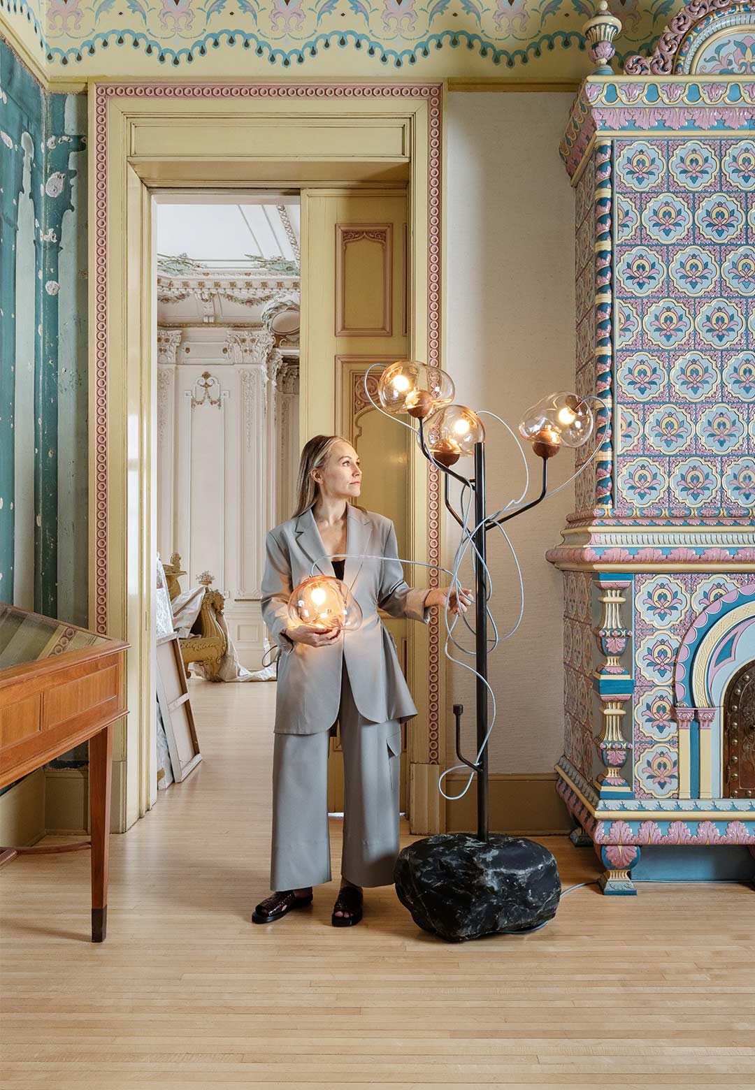 The &lsquo;Ontologia&rsquo; lighting collection is a meditation on light, form, and philosophy