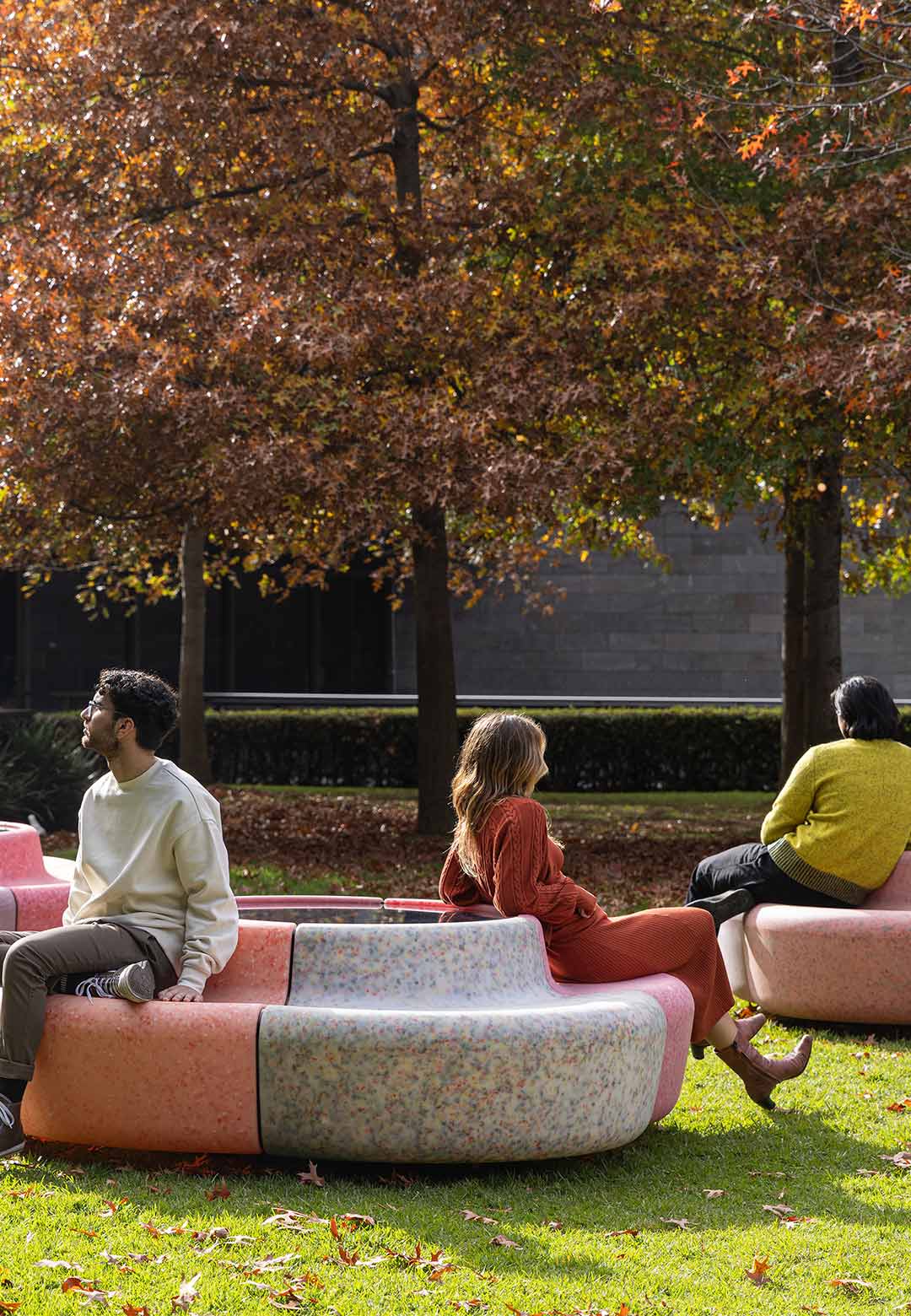 ENESS's public installation is 'A Solar-Powered Bench That Spins Ever So Slowly'