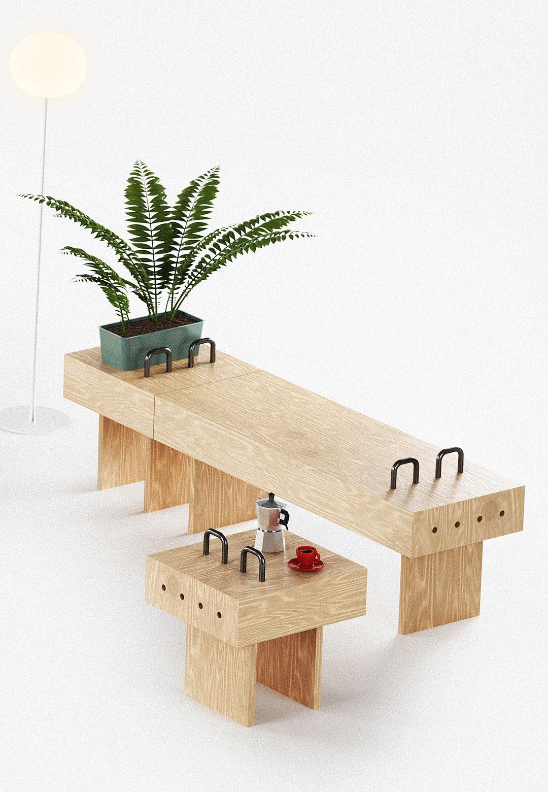 The &lsquo;Beam&rsquo; collection by Adam Weir cites concrete reinforcement as inspiration