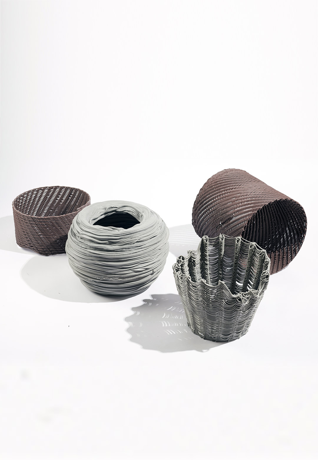 Digital design emulates traditional craft in these &lsquo;Digitally Woven&rsquo; objects