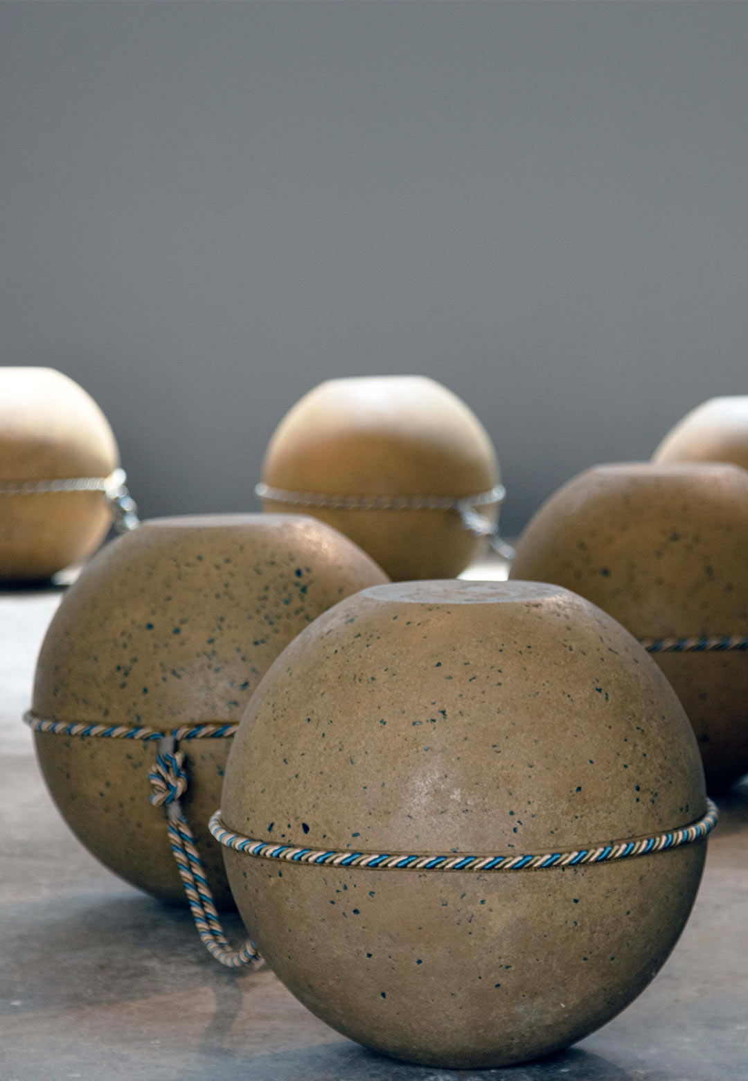 T Sakhi&rsquo;s sculptural &lsquo;Sand Pearls&rsquo; recuperate sand and crushed resin waste