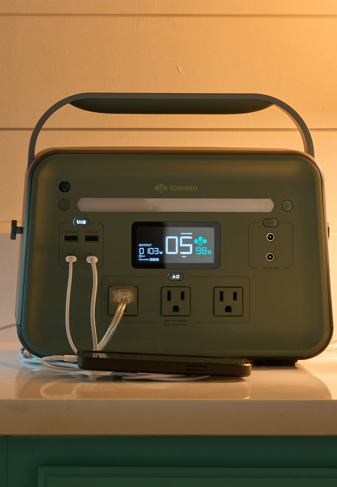 Yves B&eacute;har-led fuseproject designs bees-inspired portable power stations for Yoshino