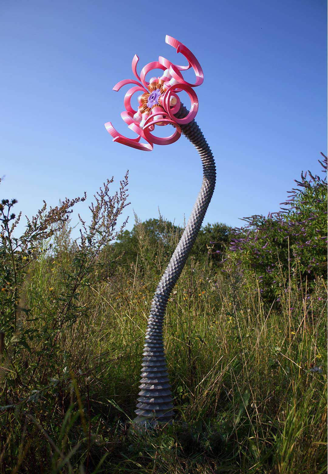 William Darell's kinetic sculptures abstract nature&rsquo;s essence through mechanical forms