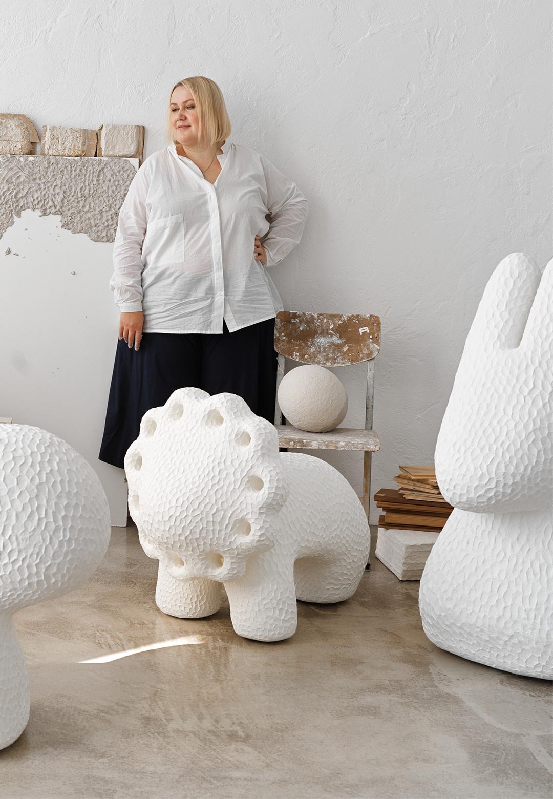 Victoria Yakusha&rsquo;s sculptural beings of the mythic 'Land of Light' elicit hope in the dark