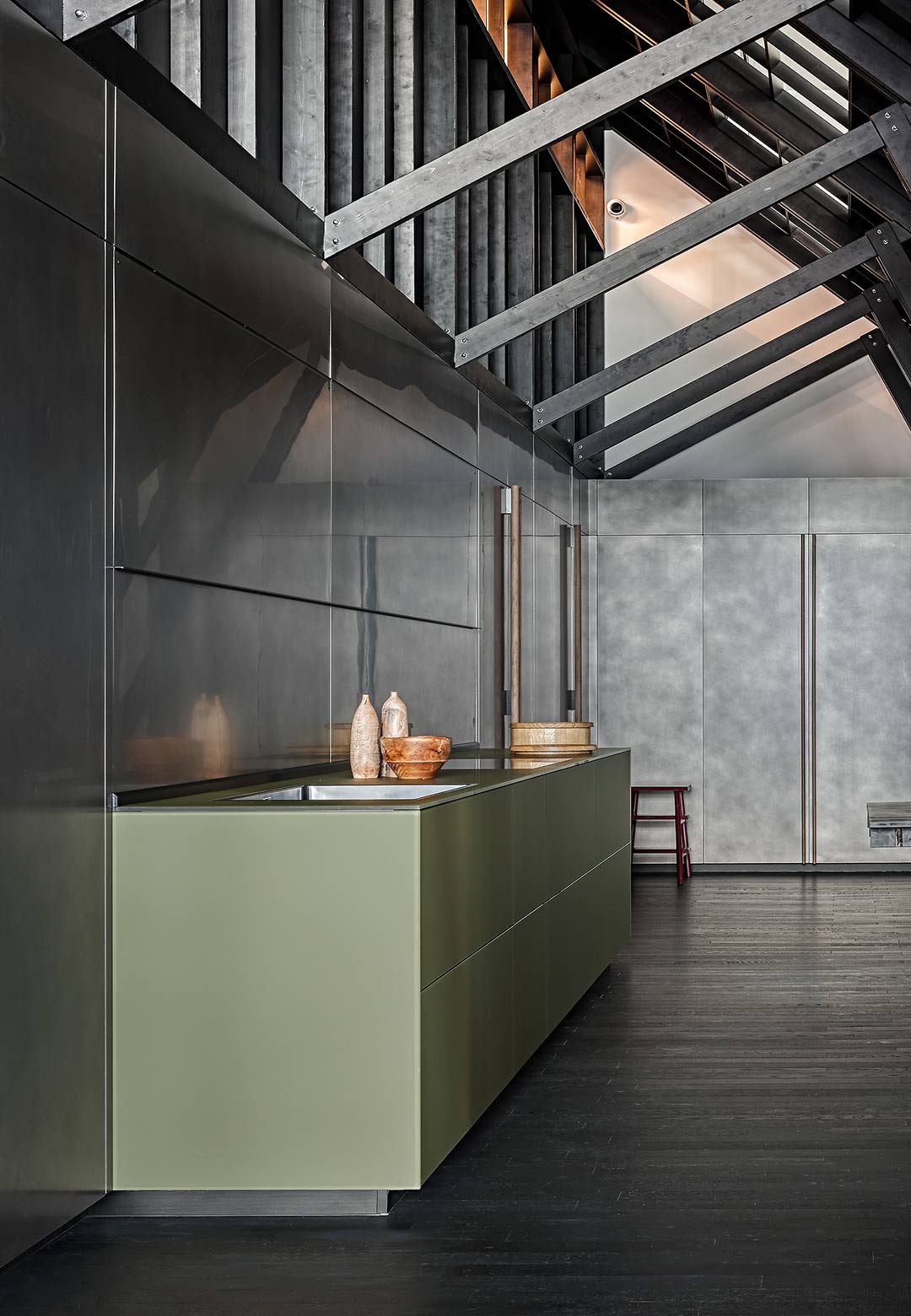 Neri&Hu installs &lsquo;The Hearth&rsquo; within Valcucine&rsquo;s showroom in Milan