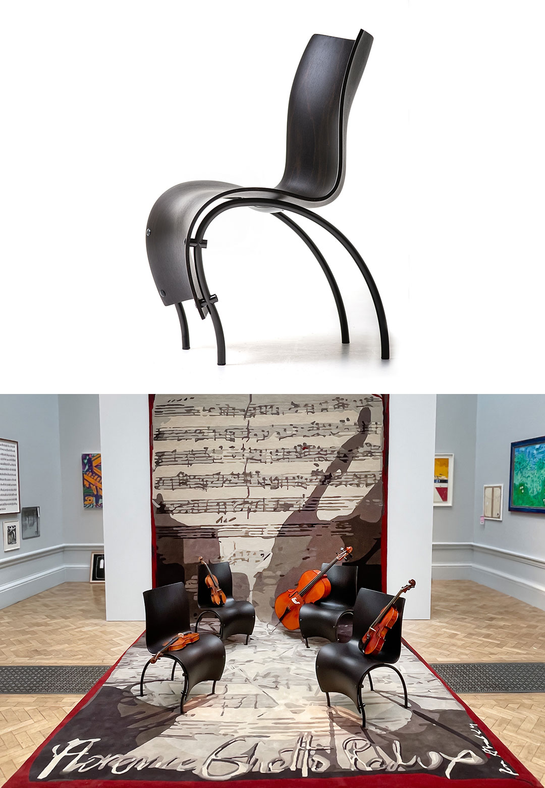 Ron Arad's &lsquo;1Skin&rsquo; chair for Moroso pays tribute to the music of the Florence ghetto