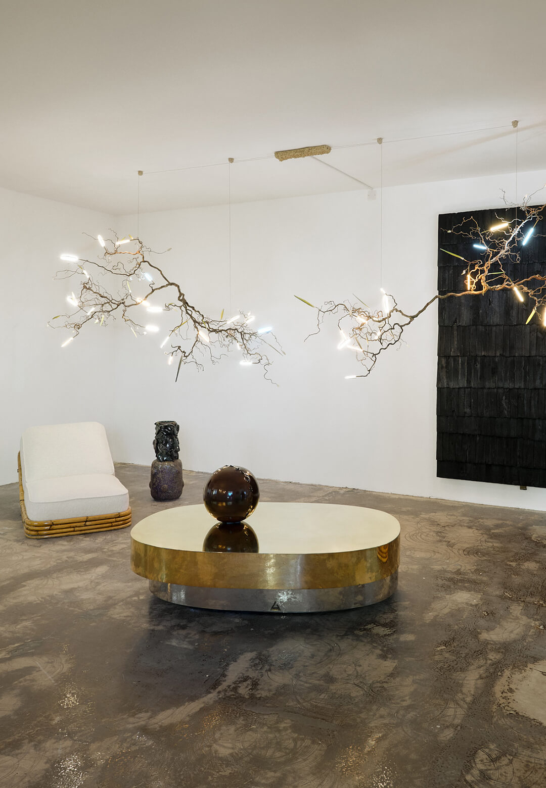 Translations interprets craftsmanship and art history through light, form and luxury