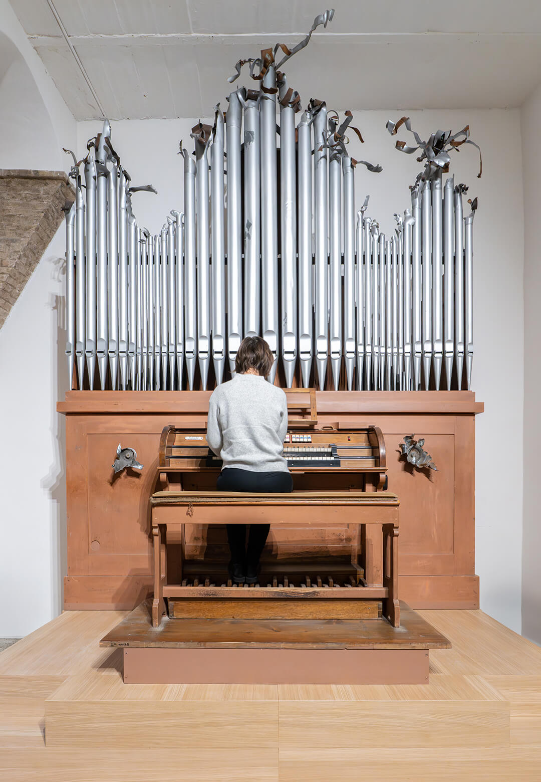 Art in times of war: Instrument by artist Zhanna Kadyrova at Galleria Continua