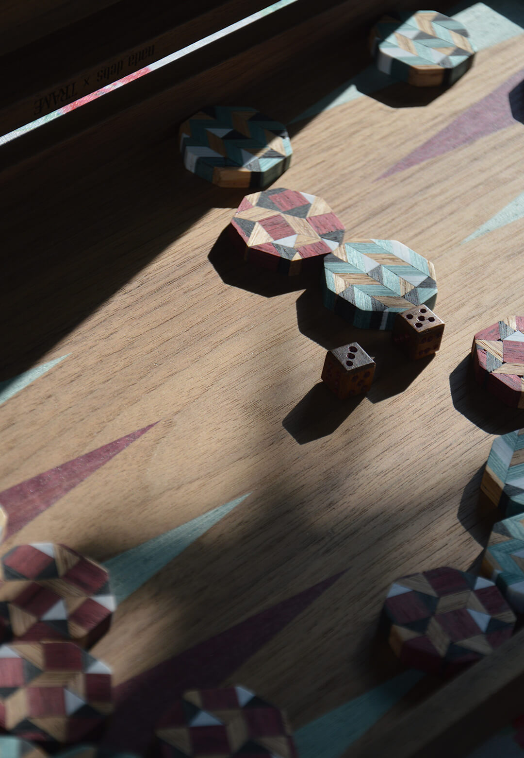 Nada Debs and TRAME use generative design for Interplay Backgammon Board