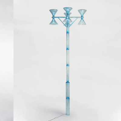 Glass defies convention in Lampposts by the design collective JAM at Galerie kreo