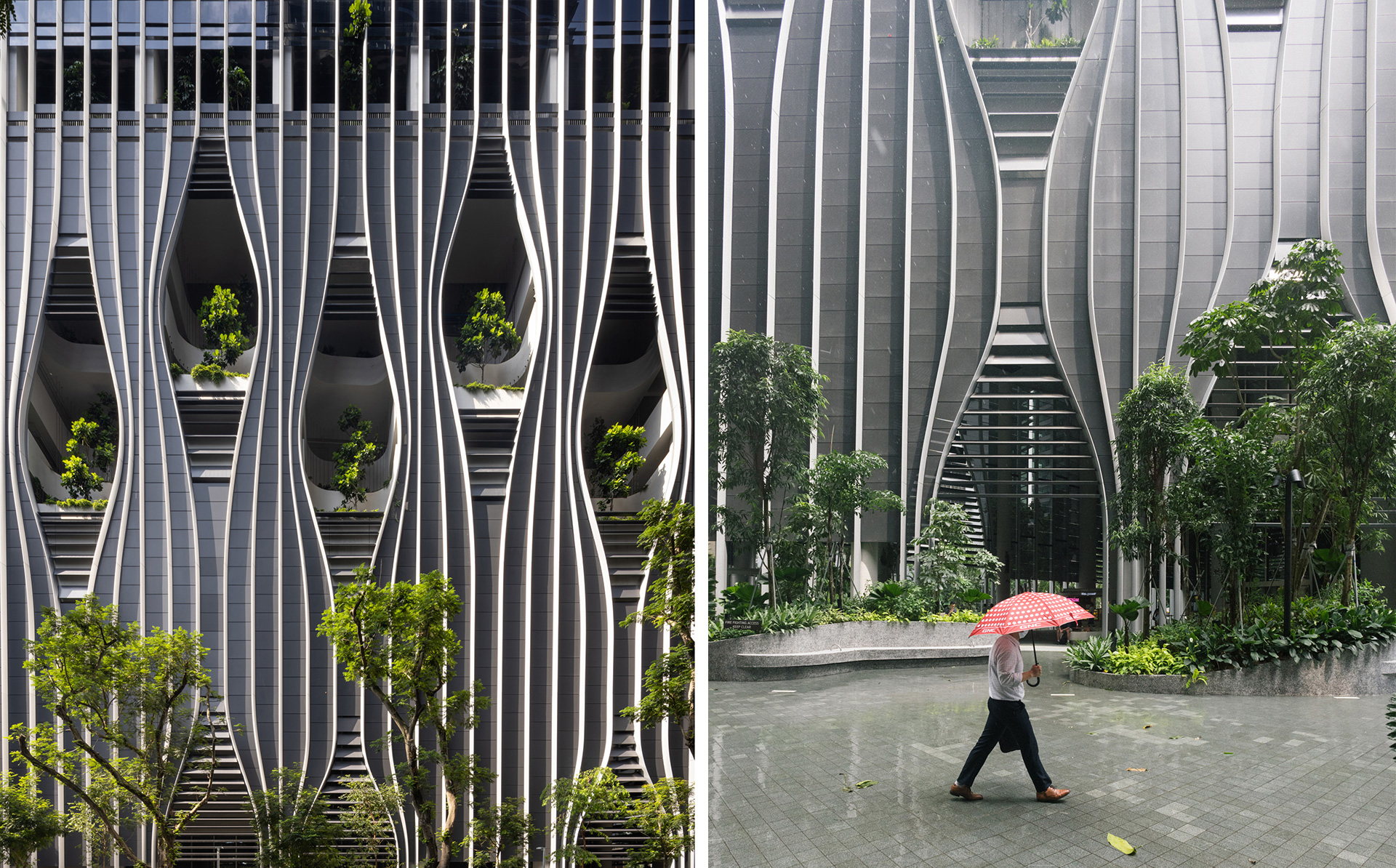 Image showcasing BIG and CRI create an oasis of vertical urbanism in the heart of Singapore